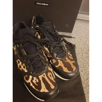 Pre-owned Dolce & Gabbana Cloth Trainers