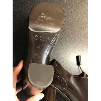 Pre-owned Marc By Marc Jacobs Brown Leather Heels