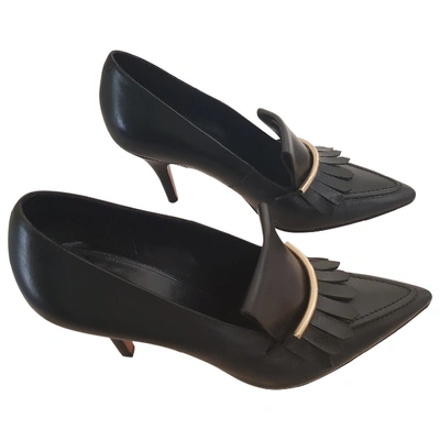 Pre-owned Celine Black Leather Heels