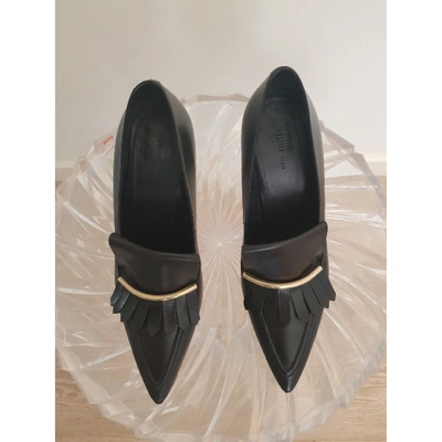 Pre-owned Celine Black Leather Heels