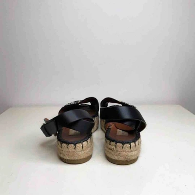 Pre-owned Valentino Garavani Black Suede Espadrilles