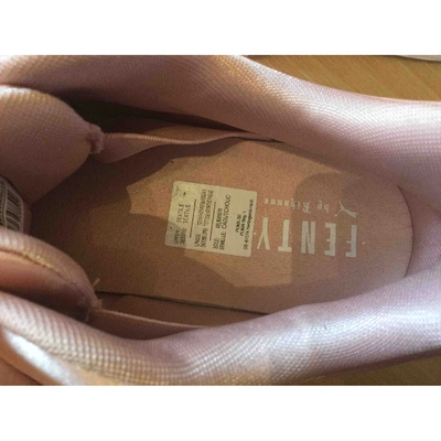 Pre-owned Fenty X Puma Pink Trainers