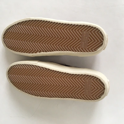 Pre-owned Saint Laurent Cloth Trainers In Pattern