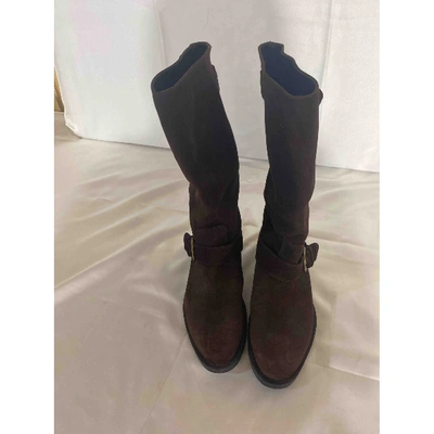 Pre-owned Fratelli Rossetti Boots In Brown