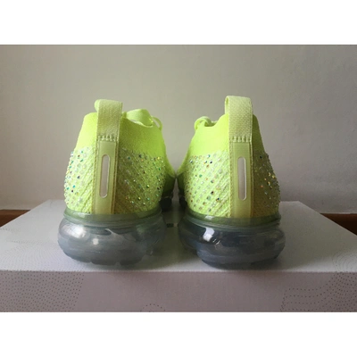 Pre-owned Nike Air Vapormax Trainers In Yellow