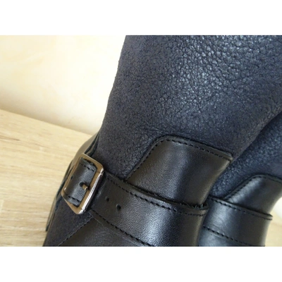 Pre-owned Comptoir Des Cotonniers Black Leather Boots