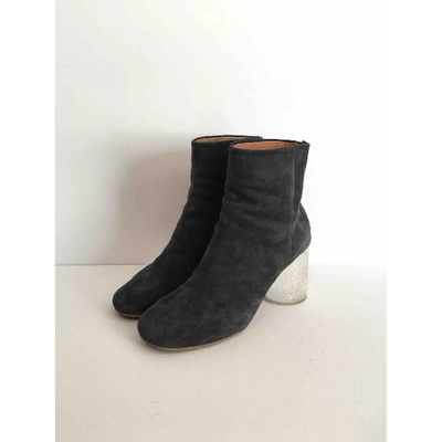 Pre-owned Maison Margiela Ankle Boots In Grey