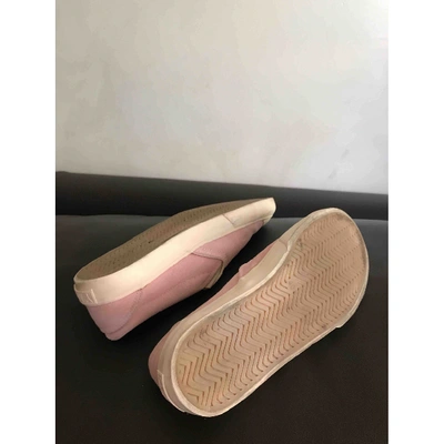 Pre-owned Ymc You Must Create Cloth Trainers In Pink