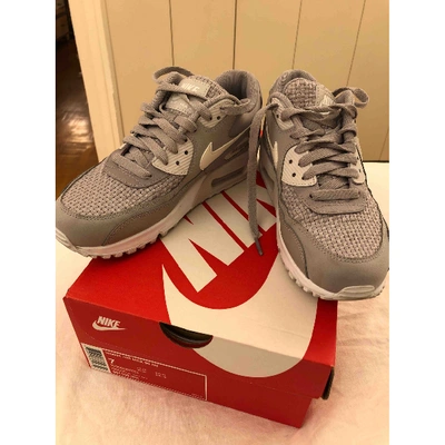 Pre-owned Nike Air Max 90 Grey Trainers