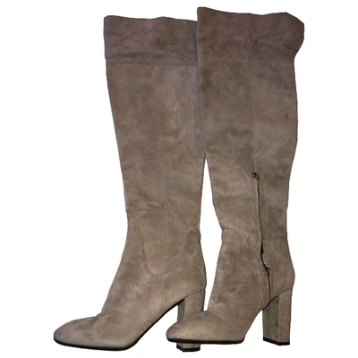 Pre-owned Lk Bennett Beige Suede Boots