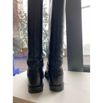 Pre-owned Isabel Marant Étoile Black Leather Boots