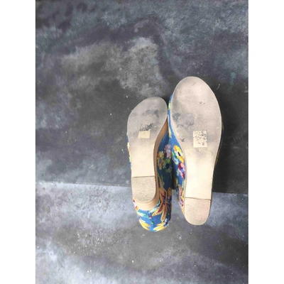 Pre-owned Jeffrey Campbell Cloth Mules & Clogs In Blue