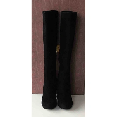 Pre-owned Etro Black Suede Boots