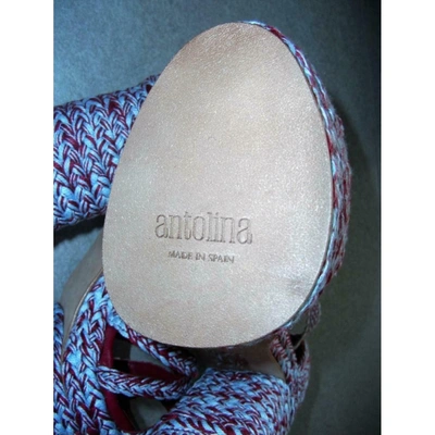 Pre-owned Antolina Paris Cloth Sandals In Multicolour