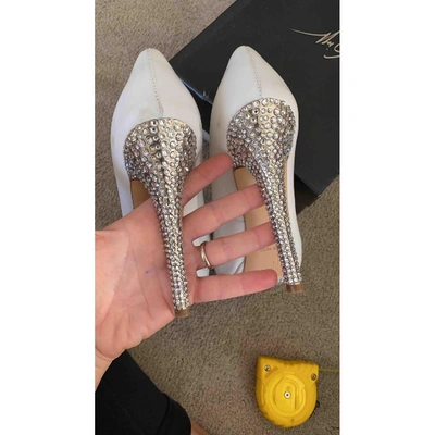 Pre-owned Giuseppe Zanotti Leather Heels In White