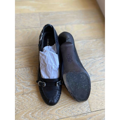 Pre-owned Gerard Darel Black Leather Heels