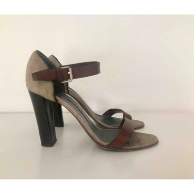 Pre-owned Proenza Schouler Leather Sandals In Brown