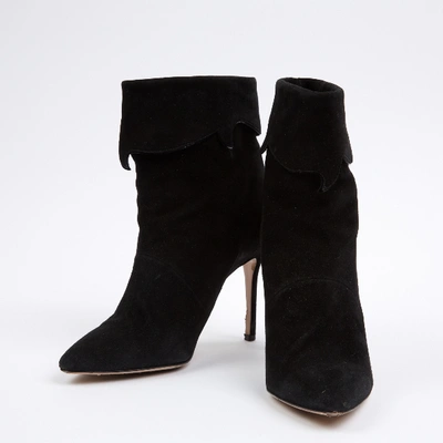 Pre-owned Aperlai Ankle Boots In Black