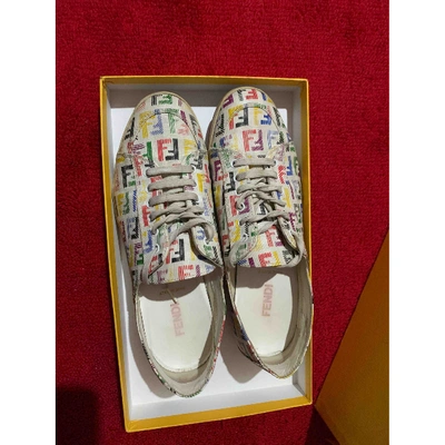 Pre-owned Fendi Cloth Trainers
