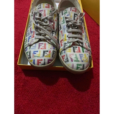 Pre-owned Fendi Cloth Trainers