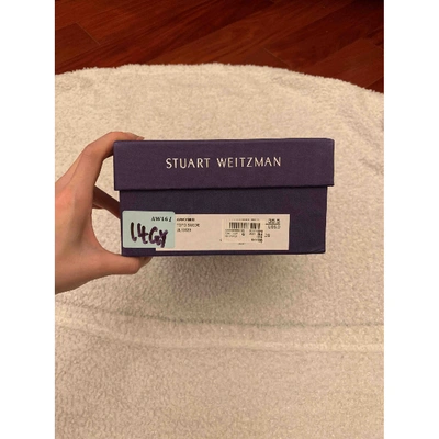 Pre-owned Stuart Weitzman Heels In Grey