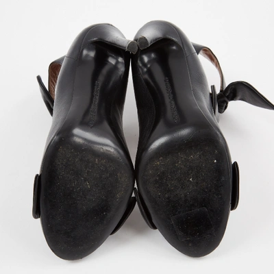 Pre-owned Marco De Vincenzo Leather Heels In Black