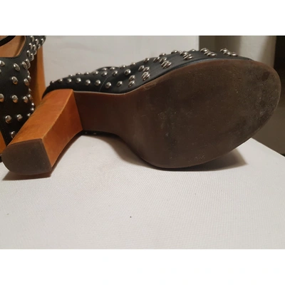 Pre-owned Jeffrey Campbell Leather Heels In Black