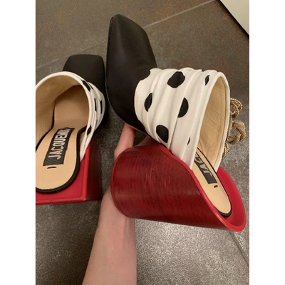 Pre-owned Jacquemus Gitan Red Leather Mules & Clogs