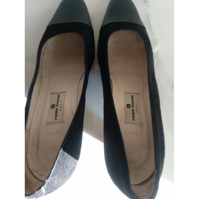 Pre-owned Pierre Balmain Leather Heels In Black