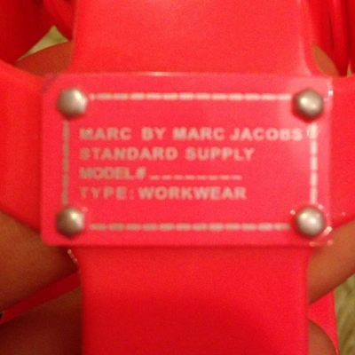 Pre-owned Marc By Marc Jacobs Flip Flops In Pink