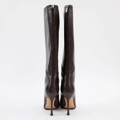 Pre-owned Jimmy Choo Black Leather Boots