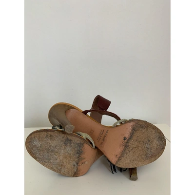 Pre-owned Vanessa Bruno Leather Sandals In Multicolour
