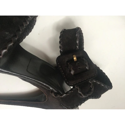 Pre-owned Roger Vivier Sandals In Brown