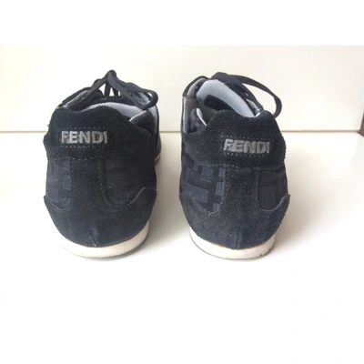 Pre-owned Fendi Trainers In Black