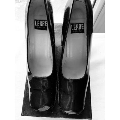 Pre-owned Lerre Patent Leather Heels In Black