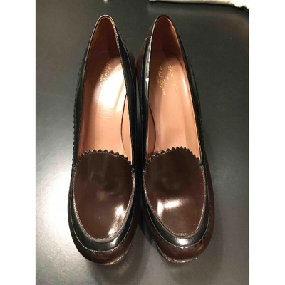 Pre-owned Carven Leather Heels In Brown