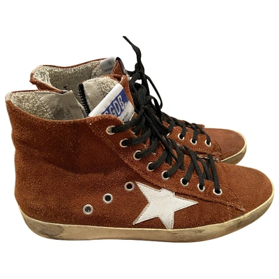 GOLDEN GOOSE Pre-owned Francy Brown Suede Trainers