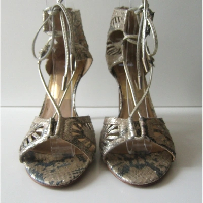 Pre-owned Dolce Vita Leather Heels In Gold