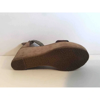Pre-owned Brunello Cucinelli Sandals In Beige