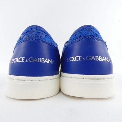 Pre-owned Dolce & Gabbana Blue Cloth Trainers