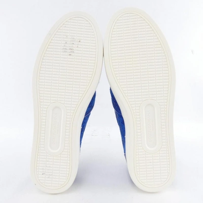 Pre-owned Dolce & Gabbana Blue Cloth Trainers