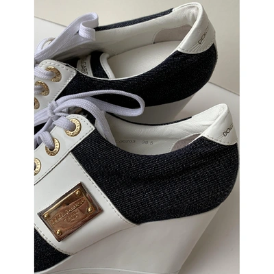Pre-owned Dolce & Gabbana Cloth Trainers In Other