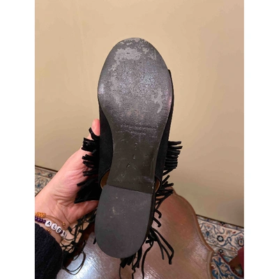 Pre-owned Sigerson Morrison Black Suede Sandals