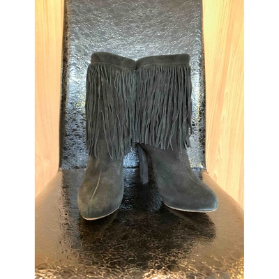 Pre-owned Blumarine Boots In Black