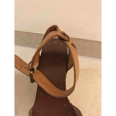 Pre-owned Ash Leather Sandals In Brown