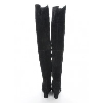 Pre-owned Chanel Boots In Black