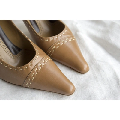 Pre-owned Lerre Camel Leather Heels