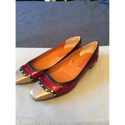 Pre-owned Charles Jourdan Patent Leather Ballet Flats In Multicolour