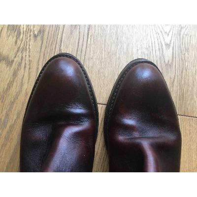 Pre-owned Mauro Grifoni Brown Leather Ankle Boots