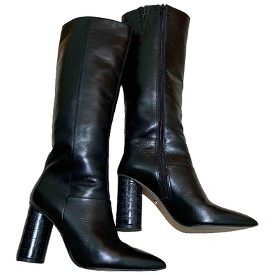 Pre-owned Kurt Geiger Black Leather Boots